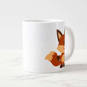 Taza De Café Gigante Personalizado inocente Fox Jumbo Mug