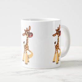 Taza De Café Gigante Personalizado lindo bebé Giraffe Jumbo Mug