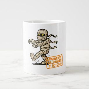Taza De Café Gigante Personalizado Mummy - Aprobado por Halloween