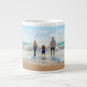 Taza De Café Gigante Personalizado Photo Mug - Tu diseño de verano - Fa