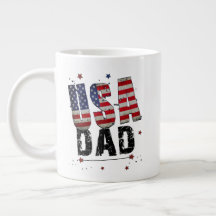 Personalizado USA Dad