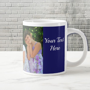 Taza De Café Gigante Personalizar niños Personalizados de texto foto de