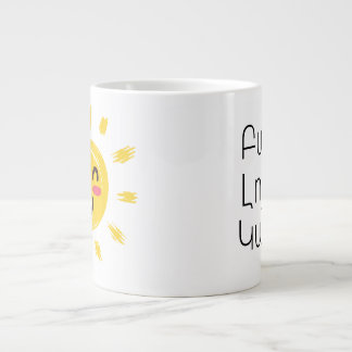 Taza De Café Gigante Personalized Armenian Good Morning Jumbo Mug