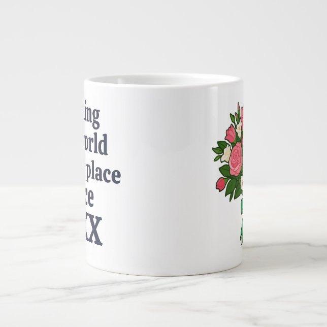 Taza De Café Gigante PERSONALIZED BIRTHDAY Specialty Mug (Frente)