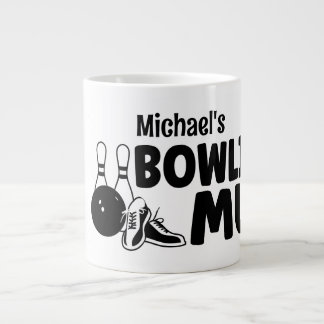 Taza De Café Gigante Personalized Bowling Mug Gift Jumbo-Tasse