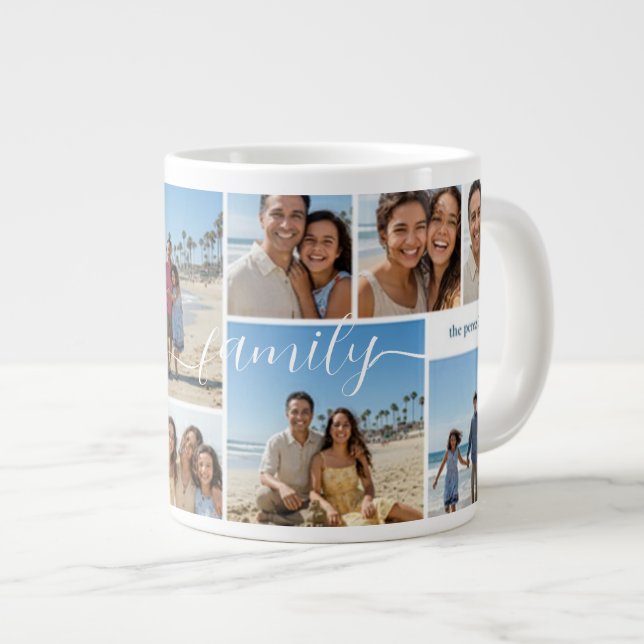 Taza De Café Gigante Personalized Coffee Mug with Family Memories (Derecha)