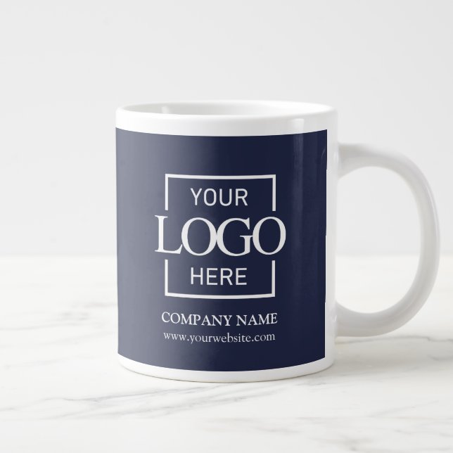 Taza De Café Gigante Personalized Corporate Company Logo Employee Gift (Derecha)