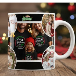 Taza De Café Gigante Personalized Family Christmas Mug 2025