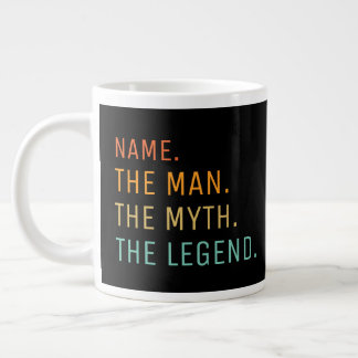 Taza De Café Gigante Personalized Mug, The Man The Myth The Legend, Gia