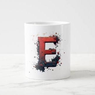 Taza De Café Gigante Personalized Sports Fan Monogram Custom Initial