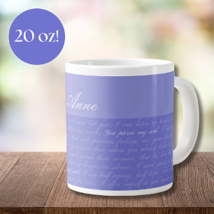 Taza De Café Gigante Persuasion Pierce My Soul Personalizado