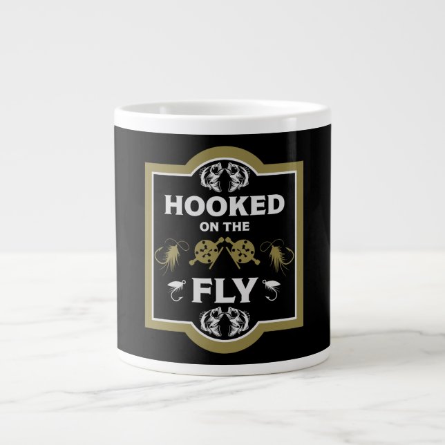 Taza De Café Gigante Pesca con mosca Canadá (Frente)