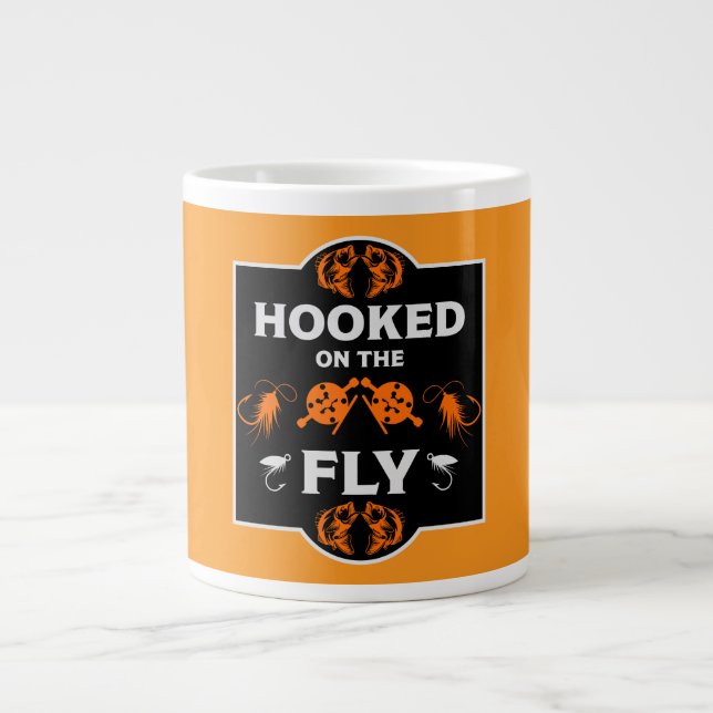 Taza De Café Gigante Pesca con mosca Canadá (Frente)