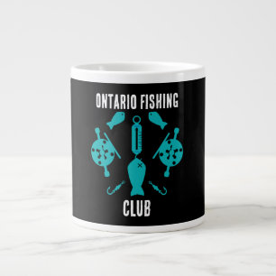 Taza De Café Gigante Pesca de salmón canadiense