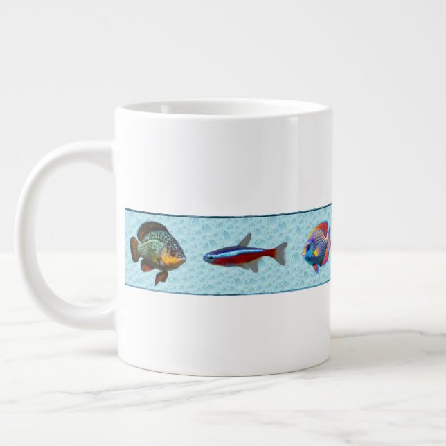 Taza De Café Gigante Pescado tropical (Colección Bridget) (Izquierda)