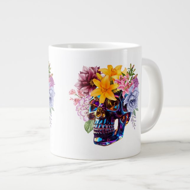 TAZA DE CAFÉ GIGANTE PETALES DE ESQUÍ (Derecha)
