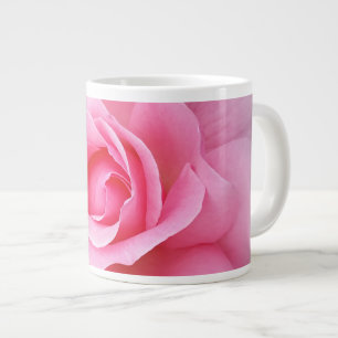 Taza De Café Gigante Pétalos de rosa rosados