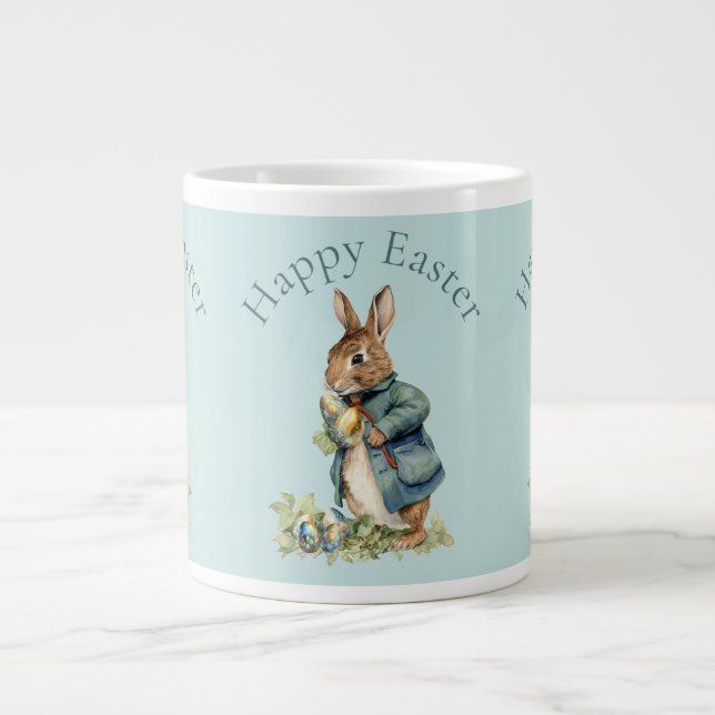 Taza De Café Gigante Peter the rabbit Easter egg hunt (Frente)
