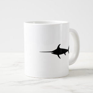 Taza De Café Gigante Pez espada negro