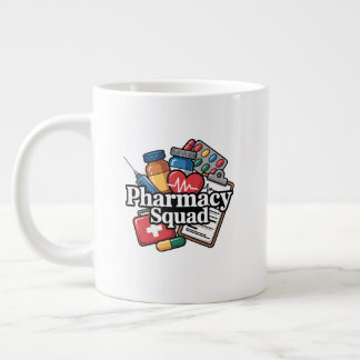 Taza De Café Gigante 'Pharmacy Squad'.