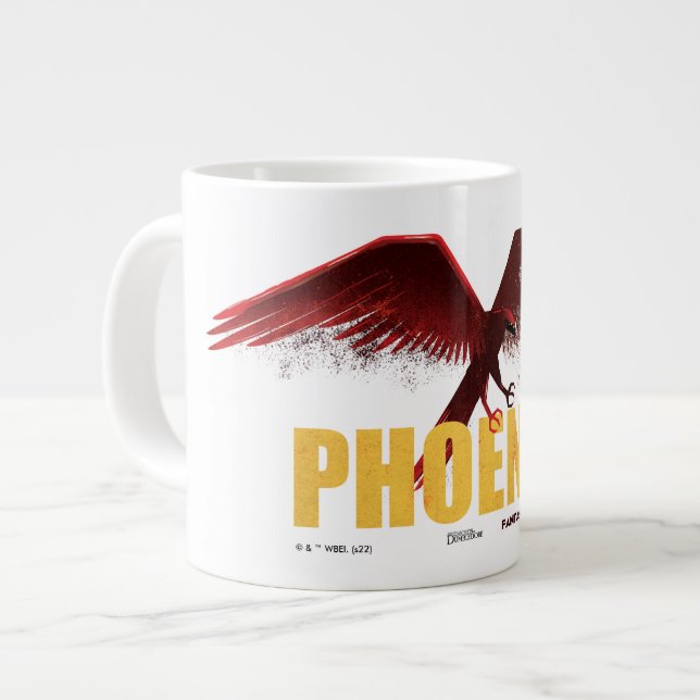 Taza De Café Gigante Phoenix Vingate Graphic (Izquierda)