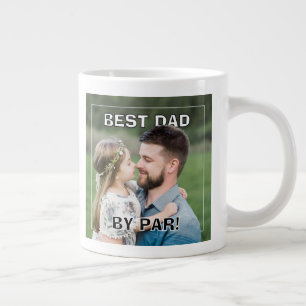 Taza De Café Gigante PhotoPop Mejor Papá Por Par Foto Personalizada Año