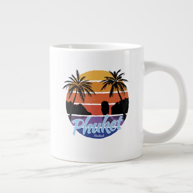 Taza De Café Gigante Phuket Mugs, Phuket Tailandia (Derecha)