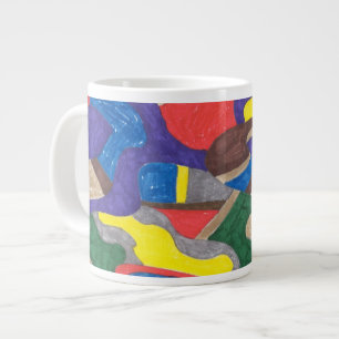 Taza De Café Gigante "Picasso Cat" Resumen