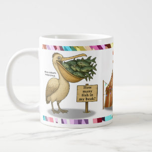 Taza De Café Gigante Pico de pelícano Pierre brillante