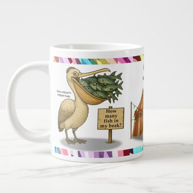 Taza De Café Gigante Pierre pelican's brilliant beak (Izquierda)