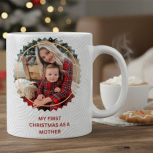 Taza De Café Gigante Pijamas a juego para mamá y bebé Foto Café
