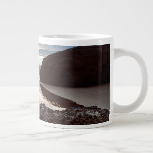 Taza De Café Gigante Pila marina en forma de espina Face Rock Wayside