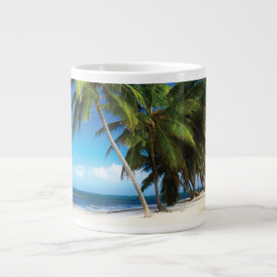 Taza De Café Gigante Pilar de tiro de playa exótica