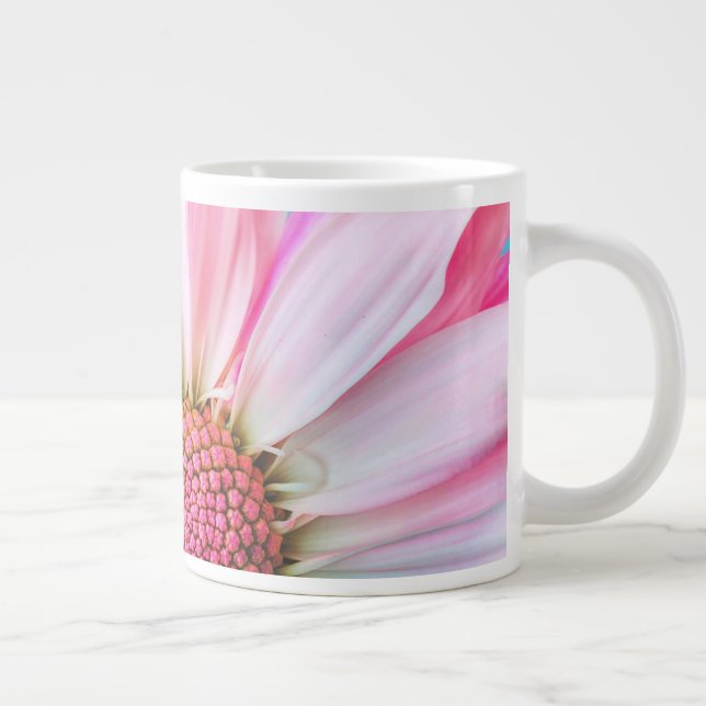 Taza De Café Gigante Pink Daisy (Derecha)