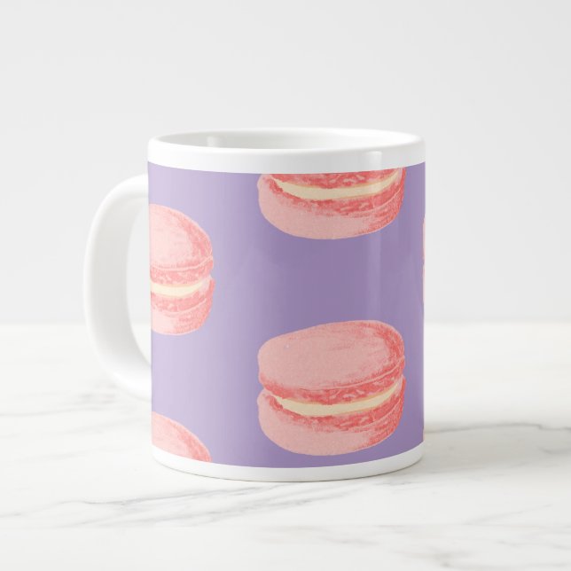 Taza De Café Gigante Pink macaroons (Izquierda)