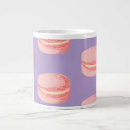 Taza De Café Gigante Pink macaroons