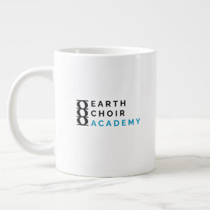 Taza De Café Gigante Pinta Jumbo con el logotipo de la Academia del Cor
