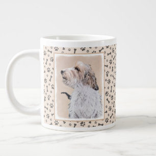 Taza De Café Gigante Pintura de Petit Basset Griffon Vendéen - Arte de