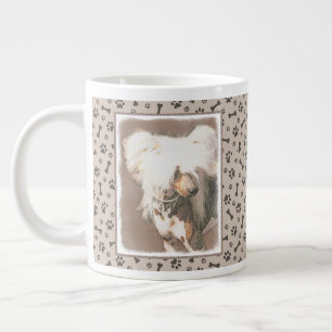 Taza De Café Gigante Pintura sin pelo de cremallera china arte original