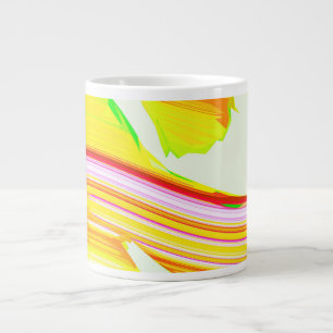 Taza De Café Gigante Pinza arco iris