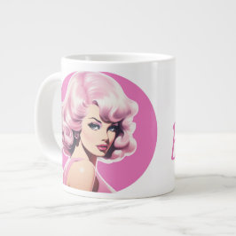 Taza De Café Gigante Pinza inspirada en la Barbie