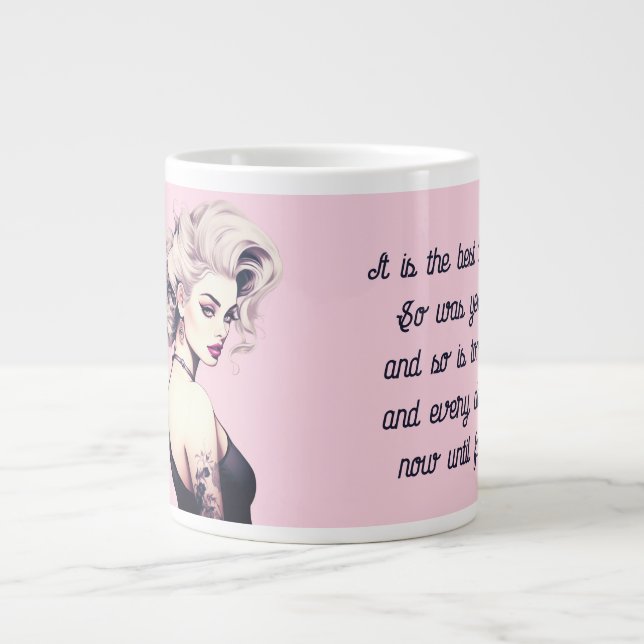 Taza De Café Gigante Pinza inspirada en la Barbie (Frente)