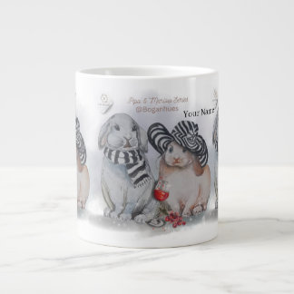 Taza De Café Gigante "Pipa & Marlow" Boganhues Print