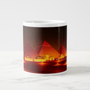 Taza De Café Gigante Pirámides Antiguas