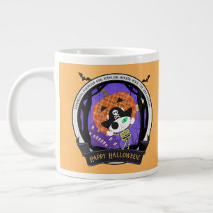 Taza De Café Gigante Pirata skeleton cat