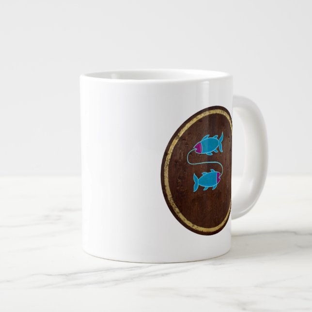 Taza De Café Gigante Piscis 2008 (Derecha)