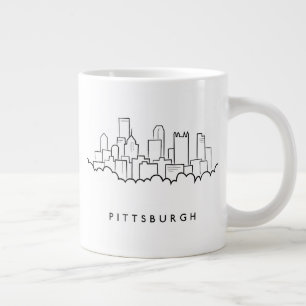 Taza De Café Gigante Pittsburgh Pennsylvania