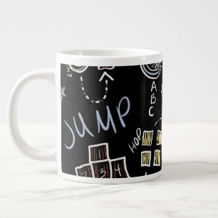 Taza De Café Gigante Pizarrón de recreo divertido para niños maestro
