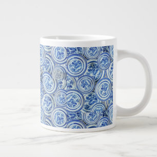TAZA DE CAFÉ GIGANTE PLACAS DELFT