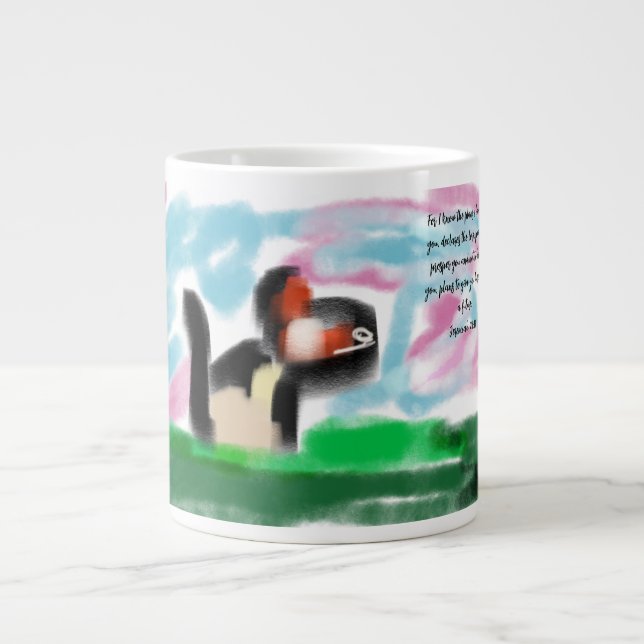 Taza De Café Gigante plan de Jesús (Frente)